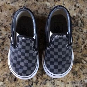 Toddler check vans